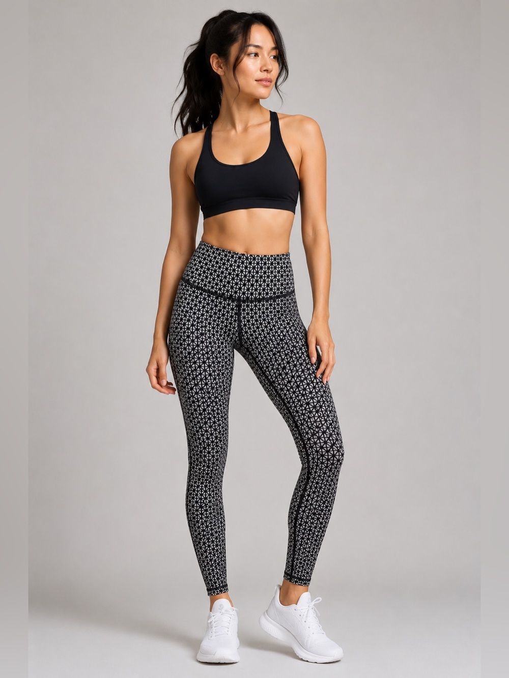 Lululemon Wunder Under High-Rise Leggings Geometric Print Size 6